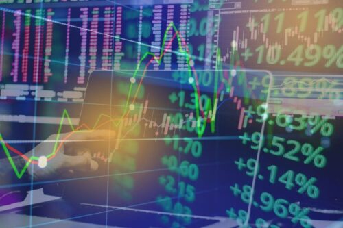 bolsa de valores do Brasil: um painel mostrando as oscilações do mercado financeiro.