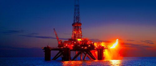 Plataforma de petróleo. Foto: Freepik