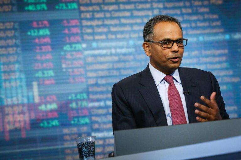 Rajiv Jain, cofundador, presidente e diretor de investimentos da GQG Partners. Foto: Bloomberg