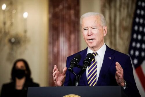 Biden discursa. (Tom Brenner-Reuters)