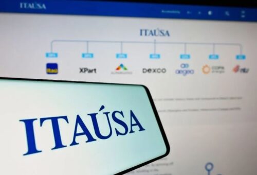 Itaúsa jcp - venda de ações xp - logo itausa celular. foto reprodução tca