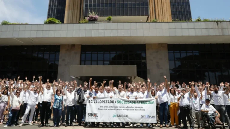 Banco Central entra em paralisação de 48 horas, com 500 servidores fora do expediente