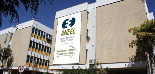 prédio com logo da Aneel