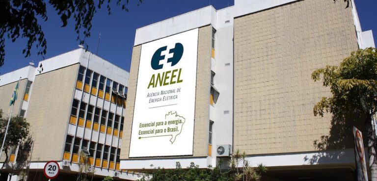 prédio com logo da Aneel