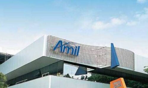 fachada com logo da Amil