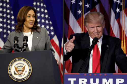 Kamala Harris e Donald Trump são os principais candidatados à presidência nas eleições americanas 2024