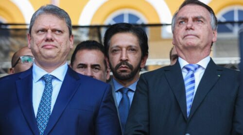 Bolsonaro, Nunes e Tarcísio se unem em evento de campanha a cinco dias do segundo turno