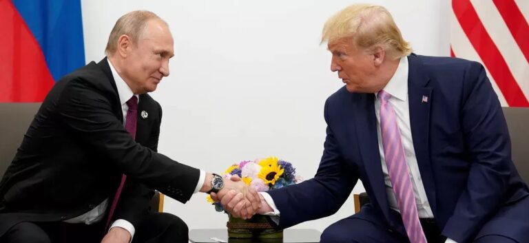 Trump e Putin preparam reunião para discutir a guerra na Ucrânia