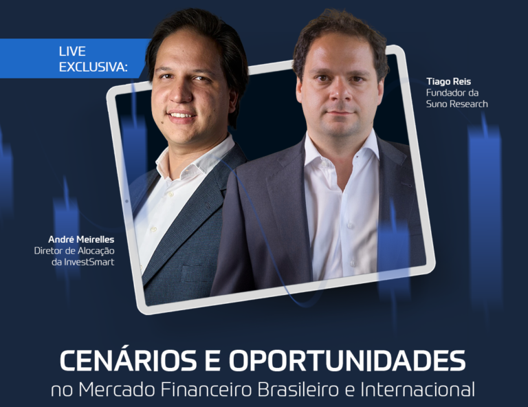 Portal Melhor Investimento realizará live com Tiago Reis e André Meirelles sobre cenários e oportunidades no mercado financeiro