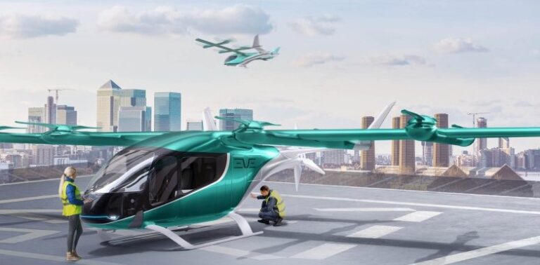 Eve anuncia novo sistema de navegação para eVTOLs, previsto para 2025