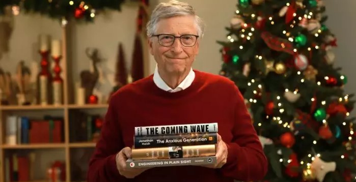 Bill Gates compartilha suas recomendações literárias para o fim de ano