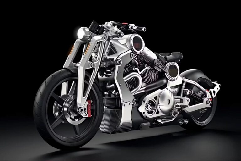 Neiman Marcus Limited Edition Fighter, moto futurista e exclusiva, representando qual é a moto mais cara do mundo.