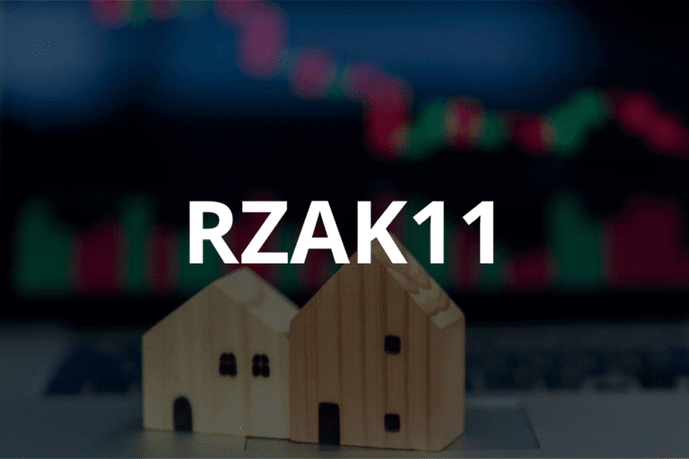 RZAK11 fundo imobiliário menor dividendo em 7 meses