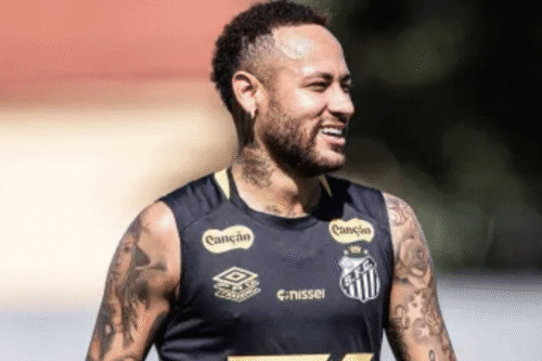 Neymar renova contrato com o Santos