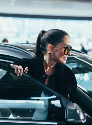 Deborah Secco no estande da Hyundai Festival Interlagos