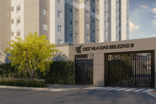 Imagem da fachada do condomínio Cury Dez Vila das Belezas 3.