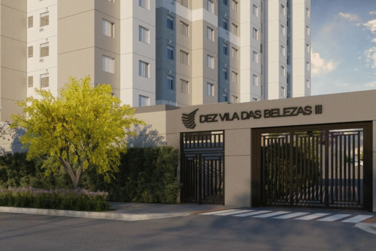 Imagem da fachada do condomínio Cury Dez Vila das Belezas 3.