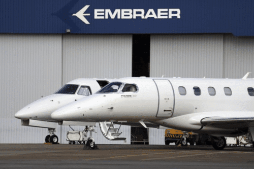 Embraer (EMBR3) entrega 61 aeronaves no 2T25 e registra alta de 30%