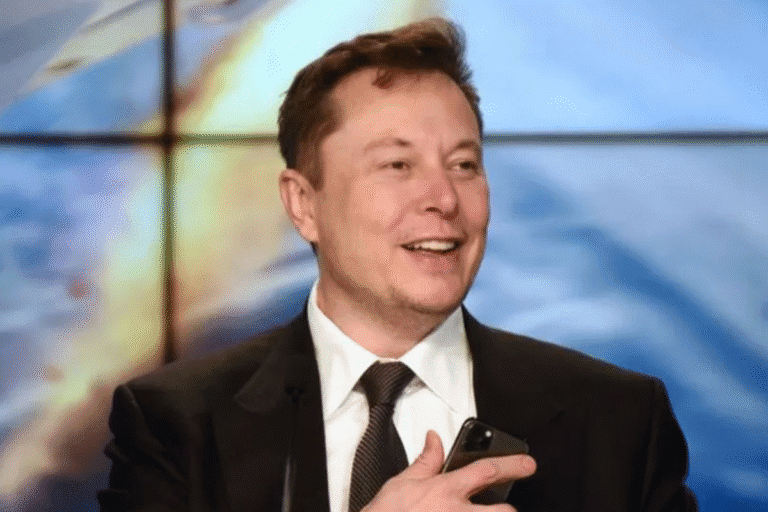 Foto do bilionário da Starlink ,Elon Musk.