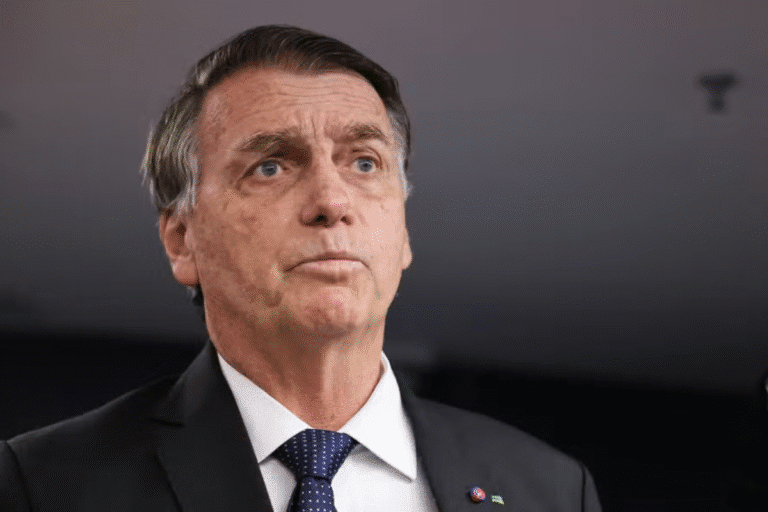 Foto do ex-presidente Jair Messias Bolsonaro.