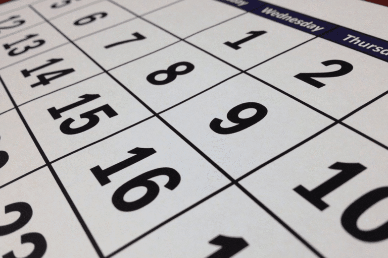 Calendário de Feriados Nacionais