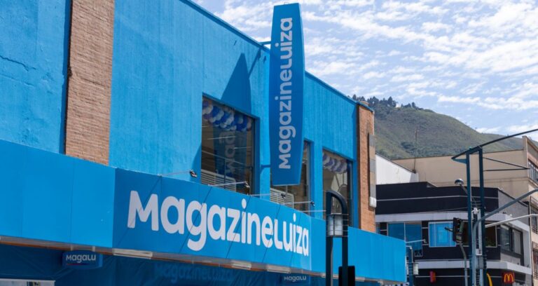 Fachada da Magazine Luiza. MGLU3. vale a pena investir?