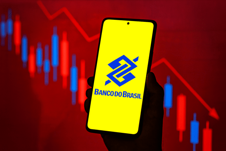 BBAS3 despenca 35% em 4 meses e acende alerta sobre riscos no Banco do Brasil