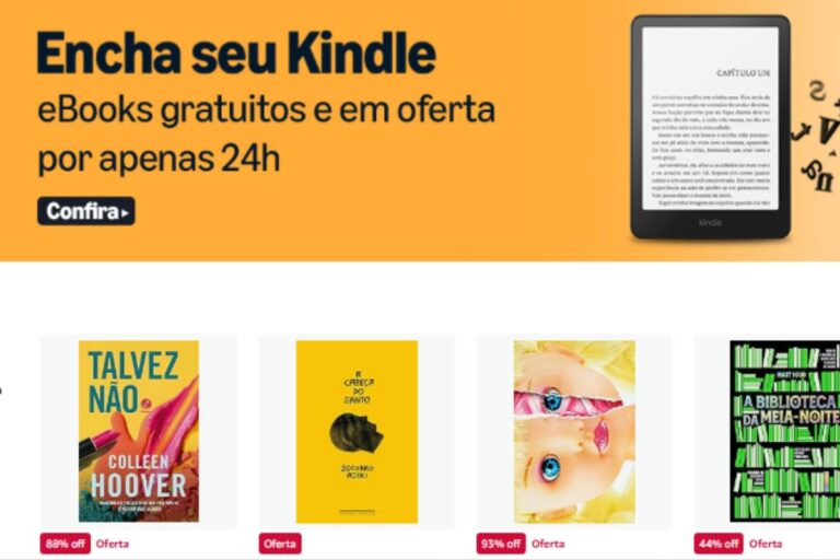 Ofertas de livros para Kindle na Amazon