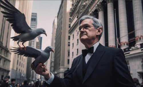 Imagem ilustrando Jerome Powell, presidente do FED