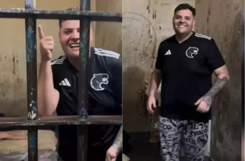 Influenciador Maumau ZK grava vídeo dentro da cela após prisão