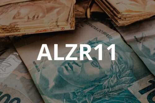 Imagem mostrando várias cédulas de dinheiro brasileiro, incluindo notas de diferentes valores, ao fundo uma pilha de moedas, representando economia e finanças no Brasil.