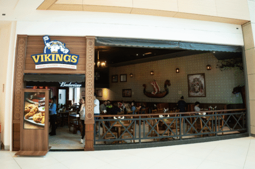 Unidade do restaurante vikings localizada no ParkJacarepaguá, no Rio de Janeiro.