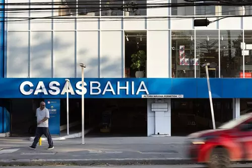 Fachada casas bahia. Empresa está com novo controlador: Mapa Capital.