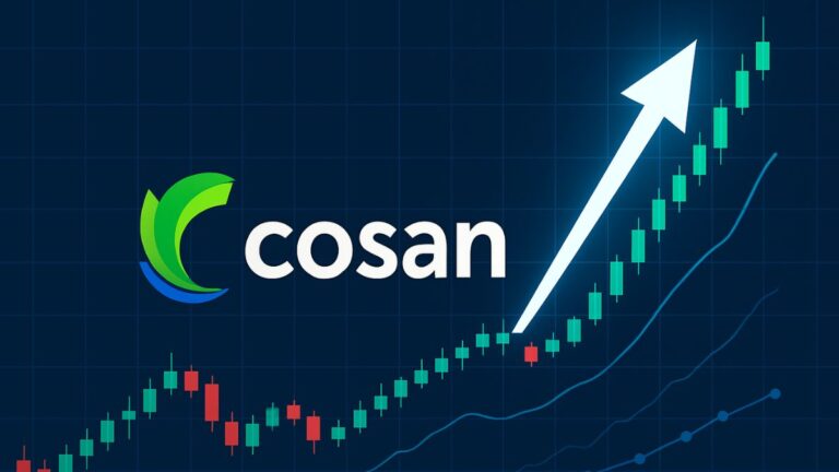 Imagem criada por IA ilustrando a subida da Cosan com os novos investimentos