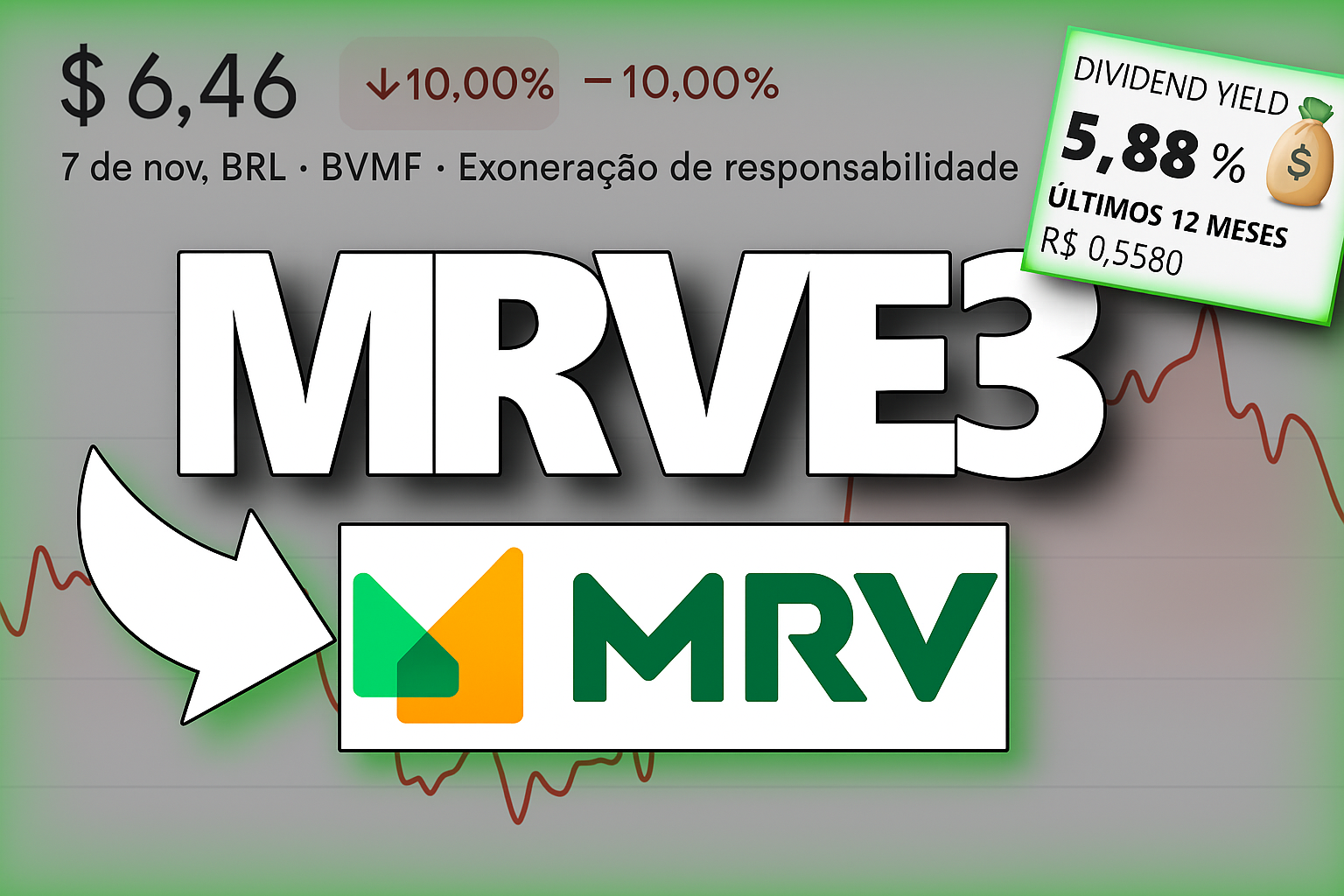 Ações da MRV&Co (MRVE3) caem 10% após divulgação de resultados fracos do 3T25.