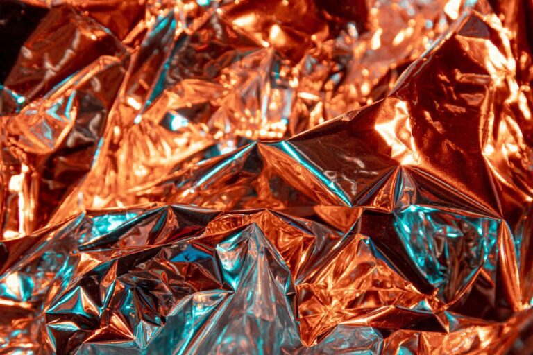 Textura abstrata metálica em tons de cobre