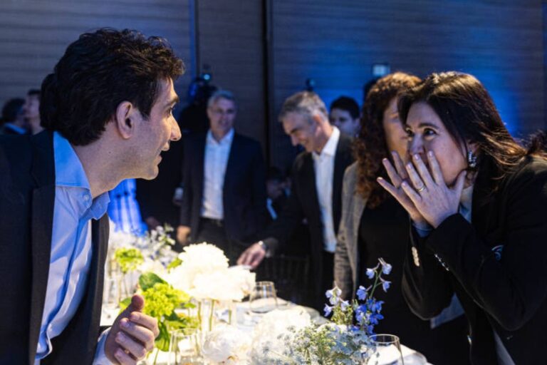 galípolo e simone tebet durante o almoço da febraban 2025