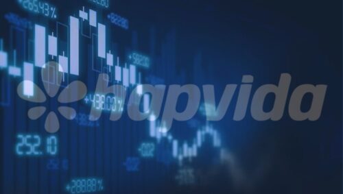 Ações HAPVIDA em queda