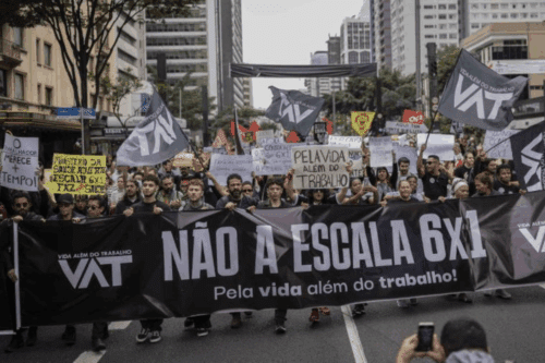 manifestacao sobre o fim da jornada 6x1