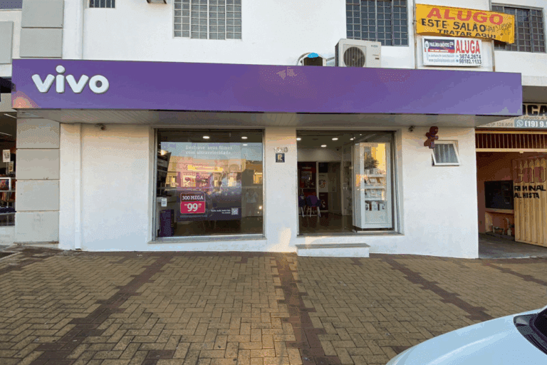 Foto de loja física da Vivo