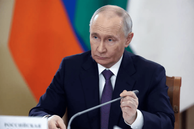 Foto do líder russo Vladimir Putin