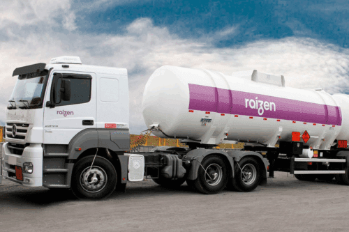 Caminhão da Raízen. - Imagem: Divulgação